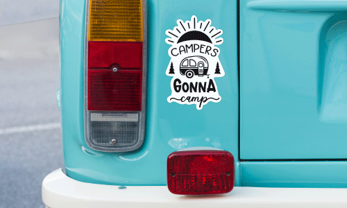 Camping Stickers | Decals.com
