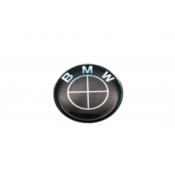 BMW Steering Wheel Emblem Black