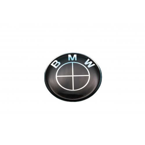 BMW Steering Wheel Emblem Black